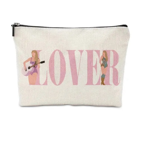 Taylor Swift Other - 🪩 ✨ Taylor Swift Lover Canvas Makeup Bag Coin Pouch Pencil Case NWT